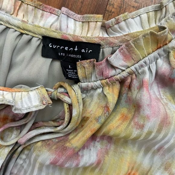 Current Air Midi Dress Women’s Size Large Dress Multicolor Boho Stretch - Picture 5 of 10